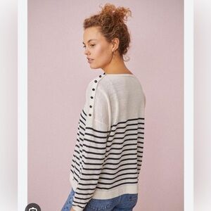 🇫🇷Des Petits Hauts Diego sweater xs/T0 100% linen